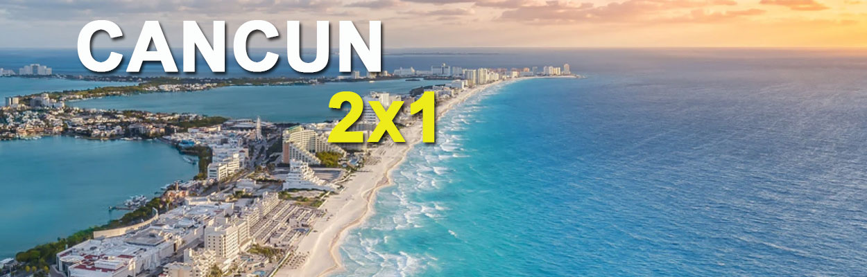 Cancun al 2x1 todo incluido